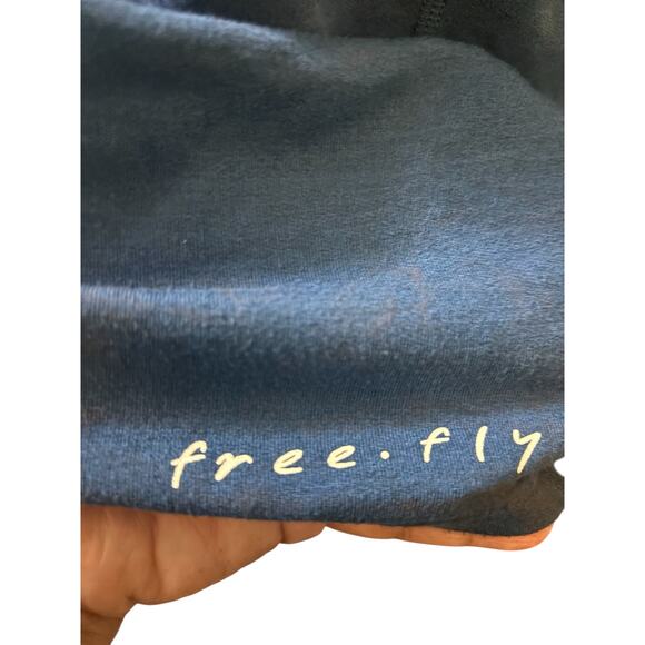 Free Fly Men's Bamboo Fleece Quarter Zip Pullover Sweater, Blue, Size XL - Picture 5 of 7